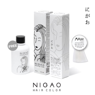 NIGAO Bleaching Cream Maxx Light (นิกาโอะ ครีมฟอกสีผม แม็กซ์ ไลท์)ครีมฟอกสีผม สีฟอกผม สีกัดผม ครีมกัดผม สีย้อมผม ฟอกผม