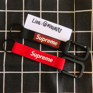 พวงกุญแจ Keychain SUPREME ดำ แดง RED BLACK พวงกุญแจห้อยกางเกง 1 เส้น Key Ring Key Chain