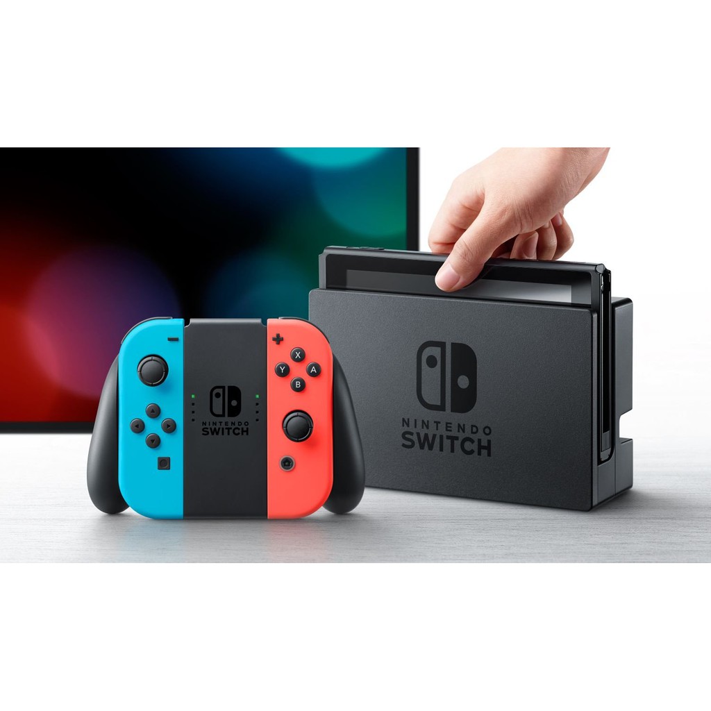 เครื่องเกม-nintendo-switch-สี-neon-รุ่นใหม่อัพเกรดแบตตัวใหม่กล่องแดง-แบตถึก-พร้อมส่งทันทีอยู่กทม