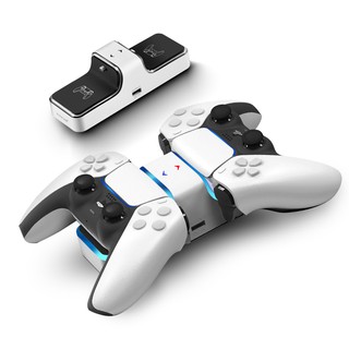 ภาพขนาดย่อสินค้าแท่นชาร์จแบบ Dual Port Led สําหรับ Playstation5 Ps5 Gamepad