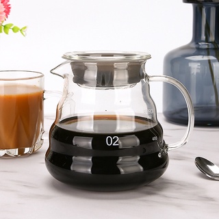 กาดริปกาแฟ 300/500ml มีฝา เหยือกดริปกาแฟ แก้วดริปกาแฟ ที่ดริปกาแฟ ใช้กับแผ่นกรองกาแฟและเหยือกได้ทุกขนาด Coffee Pot
