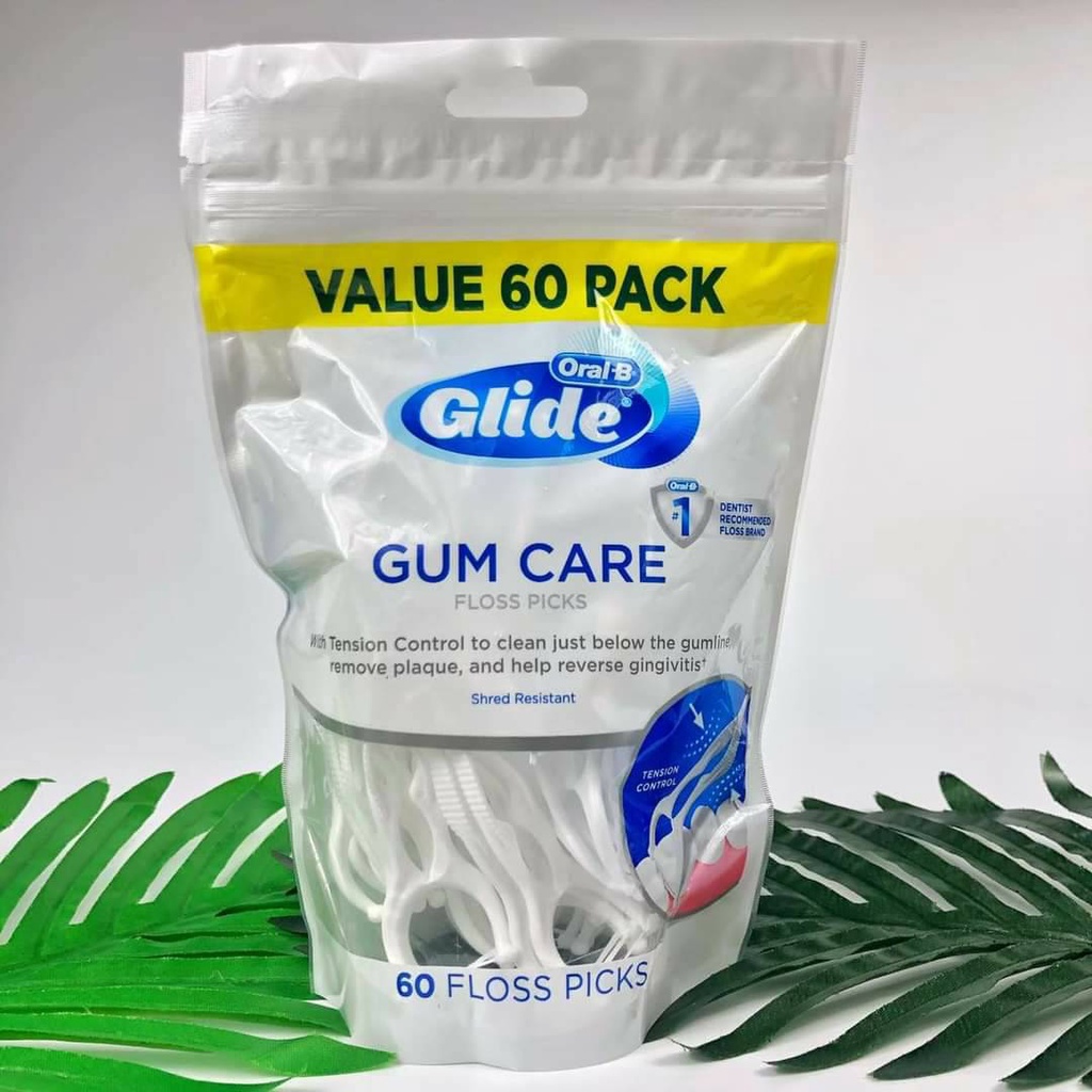 Oral B Gum Care Floss Pick 🇺🇸 การออกแบบการควบคุมความตึงเครียดจะทำความ ...