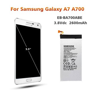 แบตเตอรี่ Samsung Galaxy A7 2015 A700 A700FD A700S A700L EB-BA700ABE รับประกัน 3 เดือน