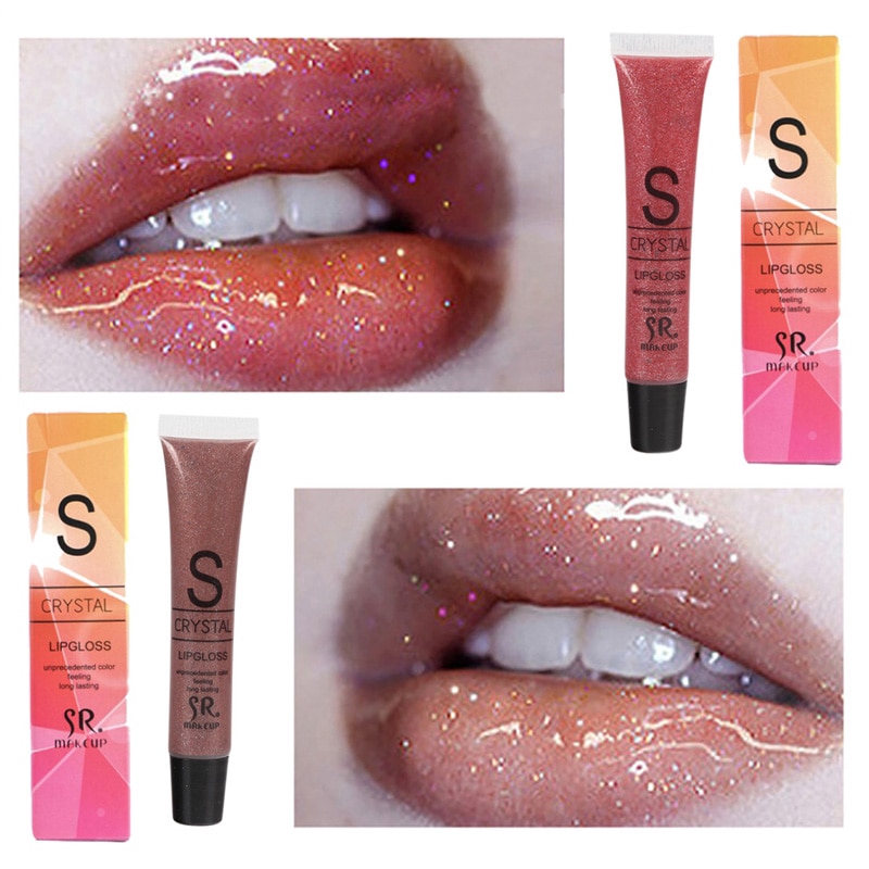 ภาพหน้าปกสินค้าCandy Color Lip Gloss Waterproof Glitter Liquid Lipstick Long Lasting Makeup