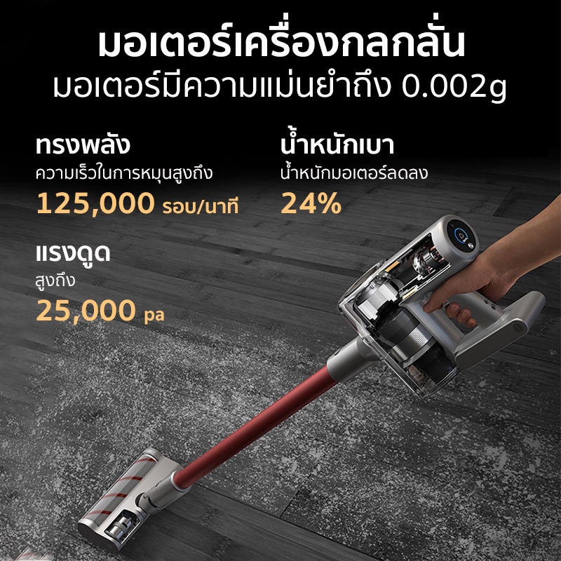 ภาพหน้าปกสินค้าDreame V11 Handheld Wireless Vacuum Cleaner ​เครื่องดูดฝุ่นไร้สาย แบบชาร์จไฟได เครื่องดูดฝุ่น แรงดูดสูง 25Kpa จากร้าน dreameofficial บน Shopee