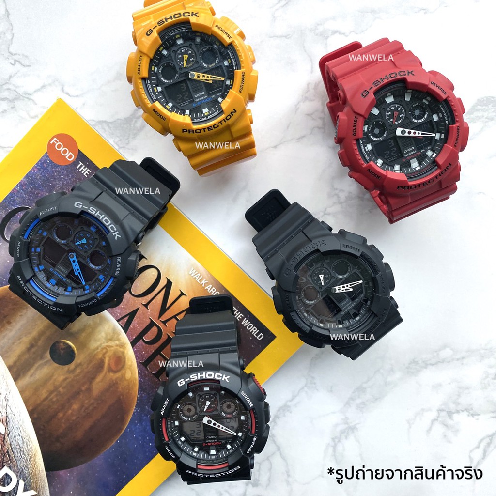 ภาพหน้าปกสินค้านาฬิกาข้อมือ G-Shock GA-100 ประกัน CMG จากร้าน wanwela.watch บน Shopee