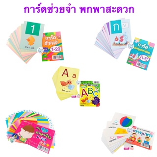 Flash Card การ์ดช่วยจำ ABC 123 รูปร่าง ภาษาจีน สี ตัวช่วยเรียนรู้ตัวอักษรภาษาอังกฤษ ฝึกนับตัวเลข