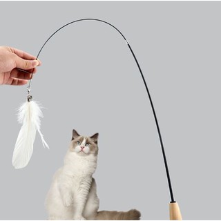 ภาพหน้าปกสินค้าของเล่นแมว ไม้ตกแมว รุ่นขนนก ด้ามไม้ is ที่เกี่ยวข้อง