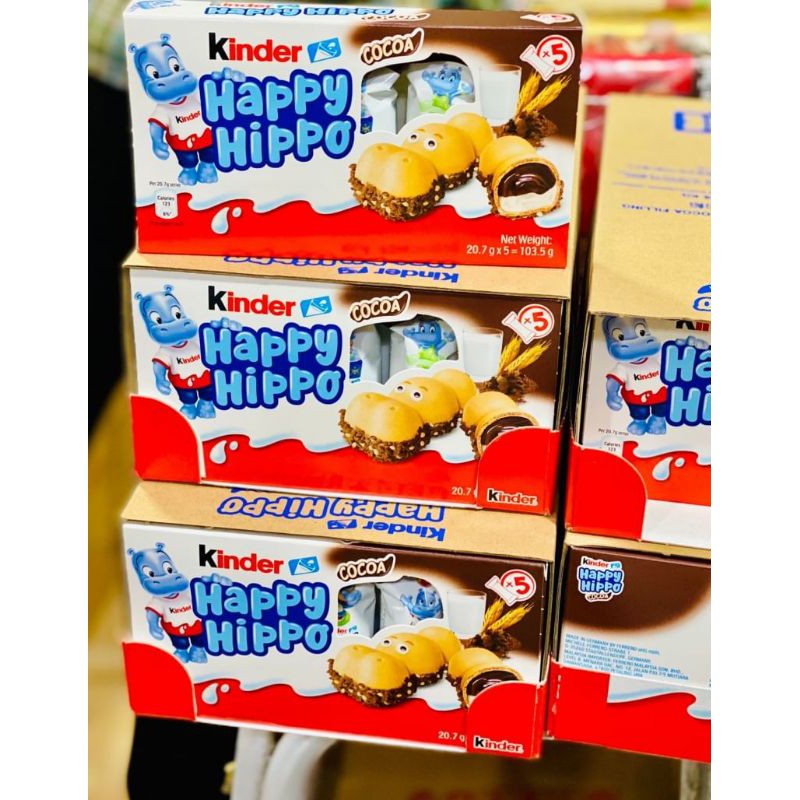 kinder-happy-hippo-เวเฟอร์สอดไส้นมและช๊อกโกแลต