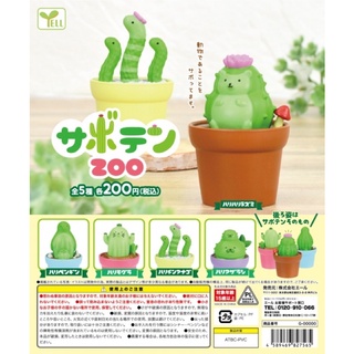 Gashapon Cactus Zoo กระบองเพชรรูปสัตว์ จากค่าย Yell