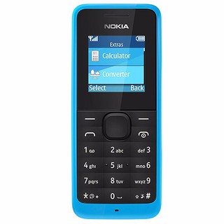 โทรศัพท์มือถือโนเกีย ปุ่มกด NOKIA 105 ( สีฟ้า ) 3G/4G รุ่นใหม่ 2020