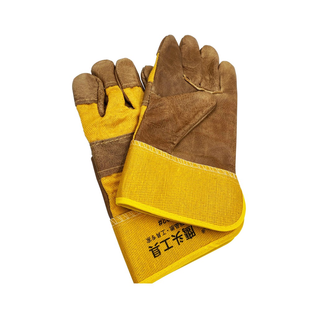ถุงมือเชื่อม-ขนาด-10-12นิ้ว-มีซับใน-หนานุ่ม-สวมใส่สบาย-สามารถกันสะเก็ดไฟ-ทนความร้อนได้ดี-จำนวน1-คู่-welding-gloves