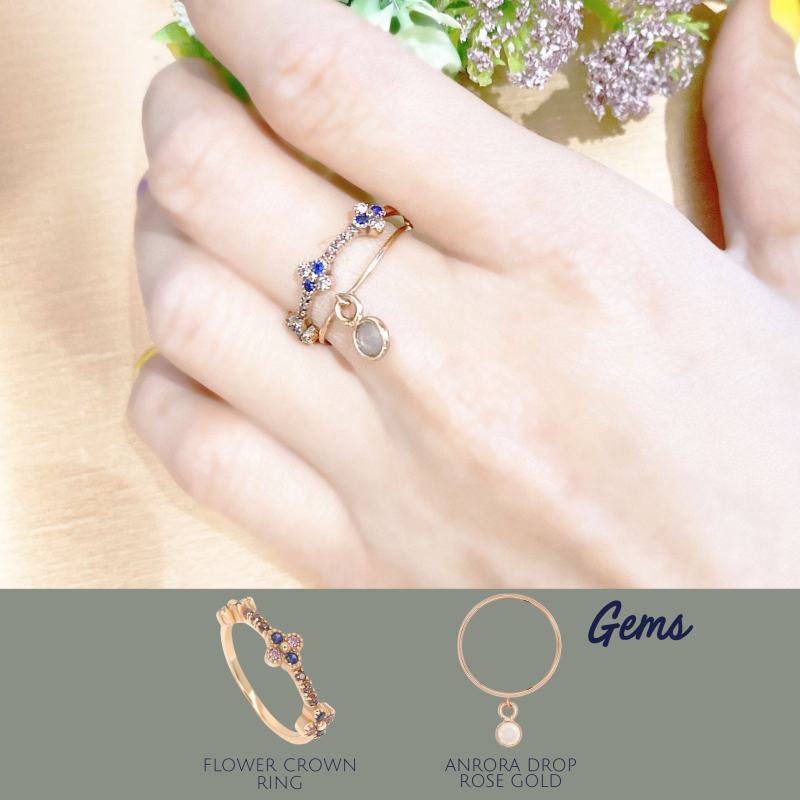 a-cemi-rose-quartz-drop-ring-พลอยแท้-โรสควอตซ์-แหวนพลอยแท้-โรสควอตซ์-แหวนเงินแท้-ชุบทอง-18k-โรสโกลว์