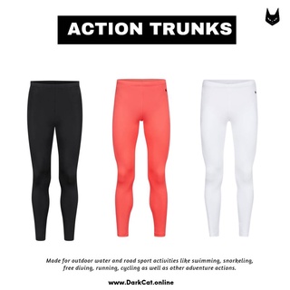 [DarkCat] กางเกงออกกำลังกาย Action Trunks กันแดด สำหรับ กีฬากลางแจ้ง ชุดว่ายน้ำ วิ่ง สีพื้น