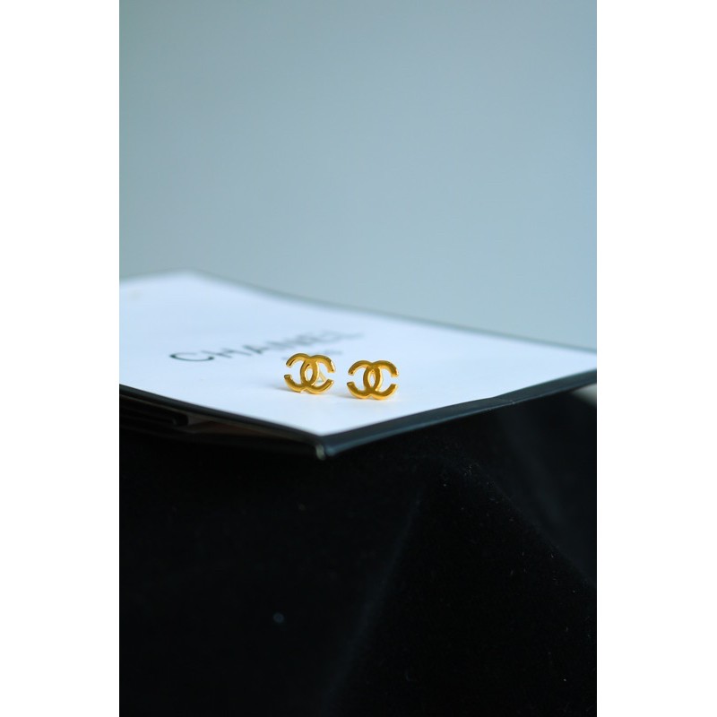 ต่างหูcn-รุ่นเงาทอง-รุ่นb78-1คู่-cn-jewelry-ตุ้มหู-ต่างหูแฟชั่น-ต่างหูแบรนด์เนม-ต่างหูทอง