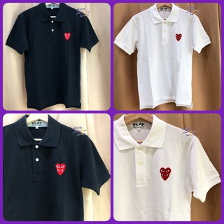 ภาพหน้าปกสินค้าพร้อมส่ง Play Comme des garcons รุ่นใหม่ 2020 เสื้อกอม Poloหัวใจแดงซ้อน อกซ้าย ของแท้จากช็อปญี่ปุ่น\" ที่เกี่ยวข้อง