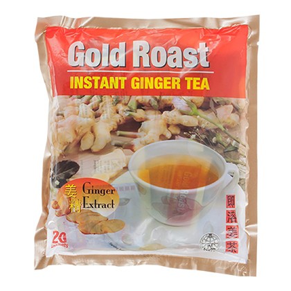 ภาพหน้าปกสินค้าน้ำขิง Gold Roast Instant Ginger Tea ช่วยขับลม วิงเวียนศรีษะ ( 1แพค=20ซอง ) จากร้าน songwi_shop บน Shopee