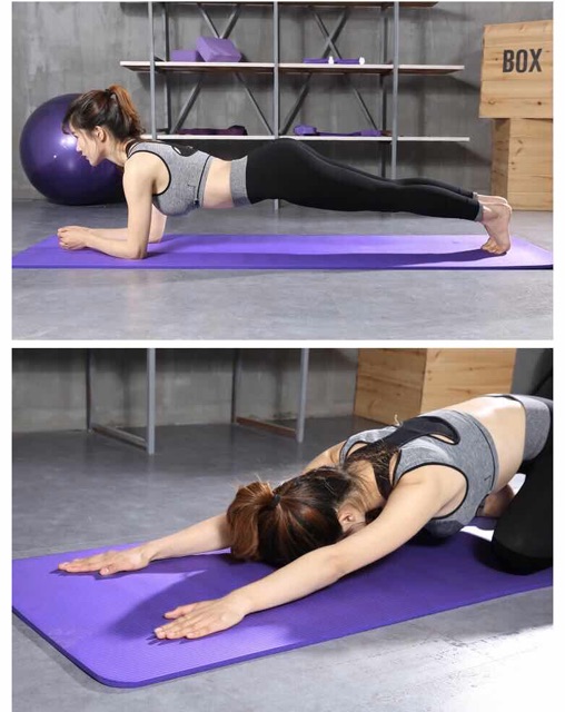 เสื่อโยคะ-หนา10mm-โยคะแผ่นรองโยคะ-ฟิตเนส-yoga-mat-ออกกำลังกาย-เพื่อสุขภาพ183-61-1cm