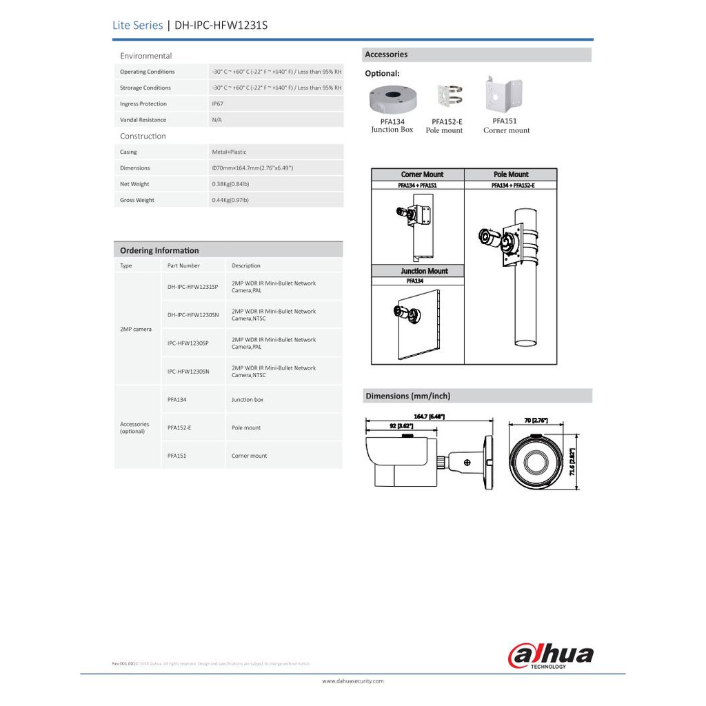 dahua-กล้องวงจรปิด-รุ่น-dh-ipc-hfw1231s-3-6mm-ความละเอียด-2mp-กลางคืนเป็นภาพสี