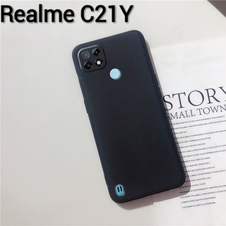 Realme C21Y(พร้อมส่งในไทย)เคสTPU​นิ่ม​สีพาสเทลคลุมกล้องRealme C25Y/Realme C21Y