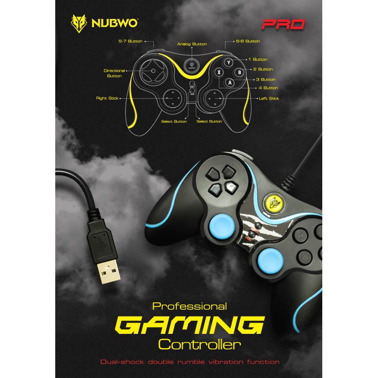 nubwo-joy-stick-nj-25-pro-analog-จอยเกมส์-for-pc-จอยคอนโทรลเลอร์-gaming-joy-controller-จอยเกมมิ่ง-pc