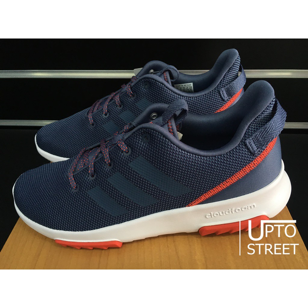 100 Adidas Sneakers Running Shoes Cloudfoam Racer TR B75657 Shopee Thailand