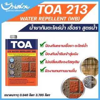 TOA 213 วอเตอร์ รีเพลแลนท์ (สูตรน้ำ)  (1 แกลลอน)