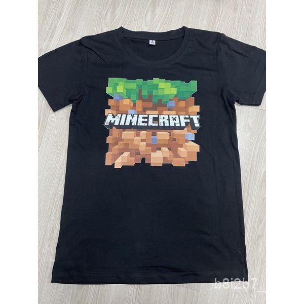 ลายน่ารัก-เสื้อยืด-minecraft-มายคราฟ-เสื้อยืดลายการ์ตูน-เสื้อยืดแอนิเมะ-anime-เด็ก-และ-ผู้ใหญ่new-rttk