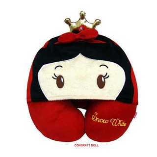 (ลิขสิทธิ์แท้ ส่งฟรี) หมอนรองคอ สโนว์ไวท์ Snow White