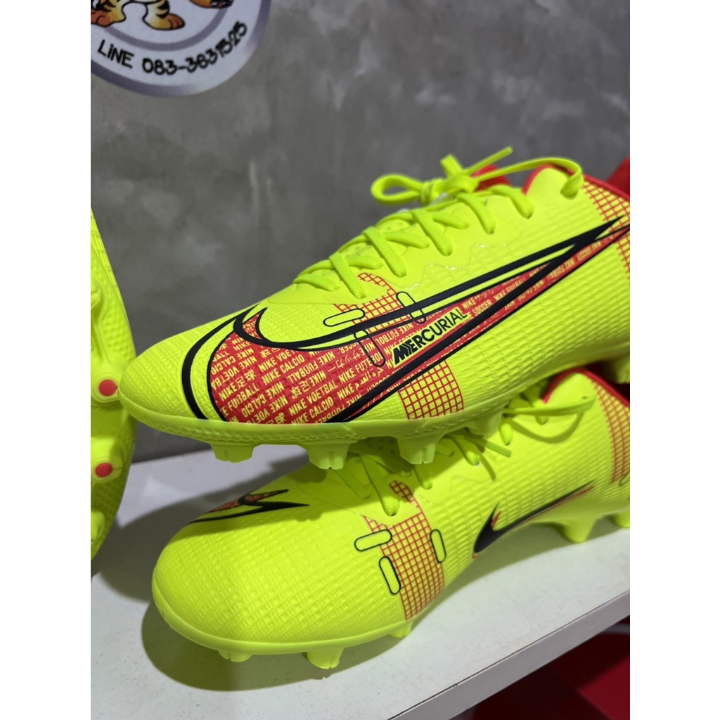 ✓NIKE MERCURIAL VAPOR 14 ELITE HG ตัวท็อปสายสปีด อัพเปอร์บางๆนิ่มๆ ใส่สบาย  ชุดพื้น HG ปุ่มสั้น ปลอดภัย ลุยได้ทุกสนาม 42.5/270 