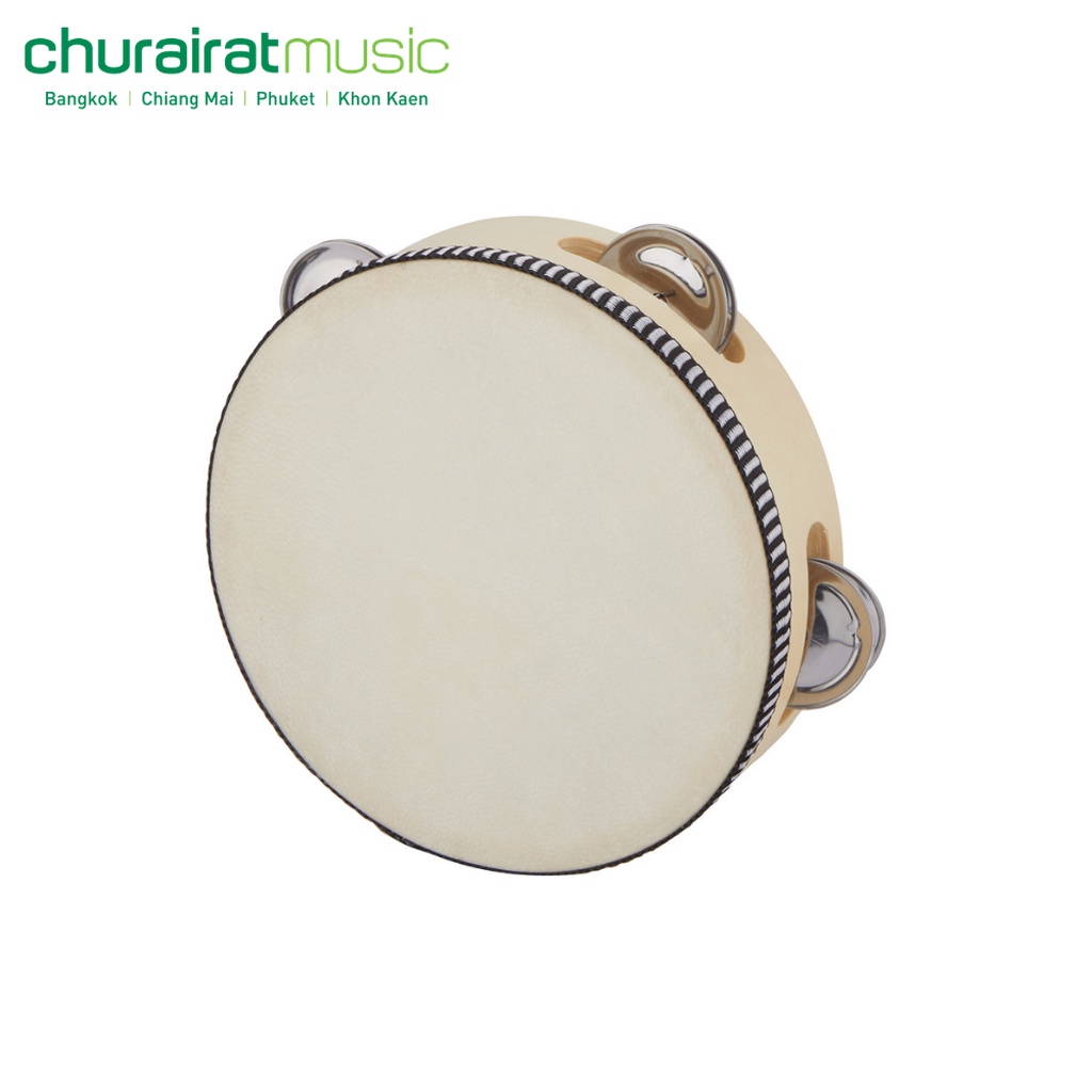 custom-tambourine-with-head-เครื่องเคาะจังหวะ-by-churairat-music