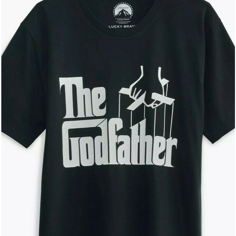 เสื้อยืดผ้าฝ้ายพิมพ์ลายขายดี-เสื้อยืดพิมพ์ลาย-the-godfather-paramount-แบรนด์-lucky-สําหรับผู้ชาย