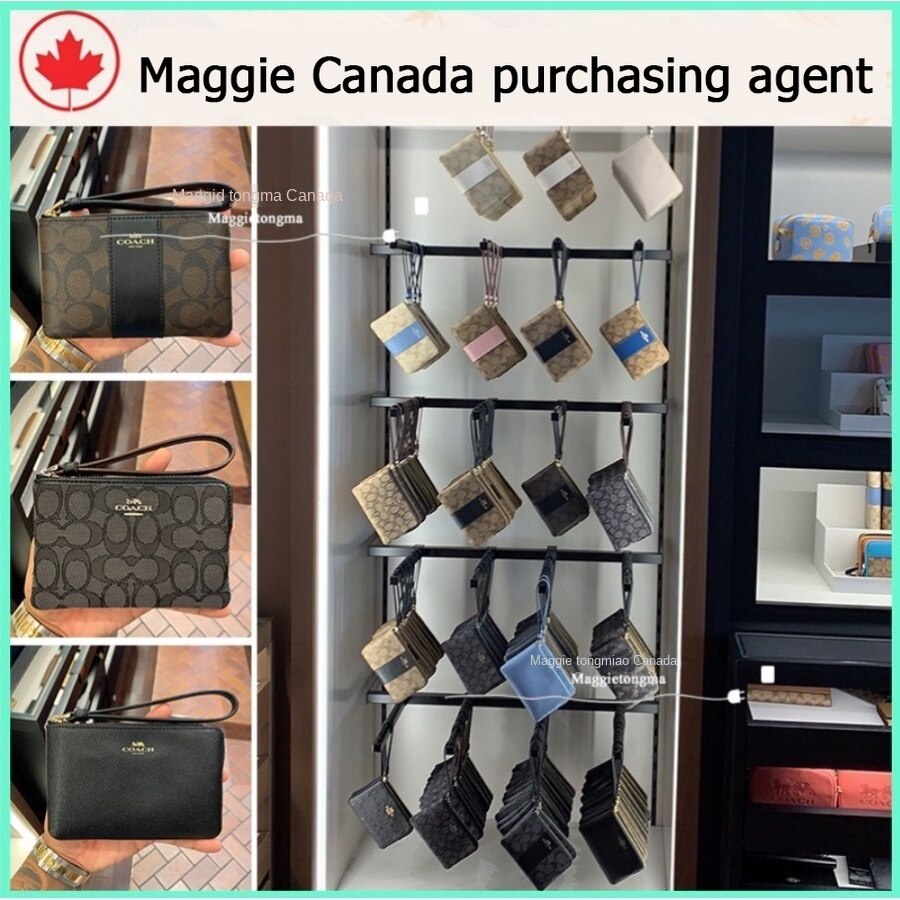 รูปภาพของMaggie Canada 100% COACH 58032 58035 กระเป๋าใส่เหรียญ/ซองกุญแจ/กระเป๋าสตางค์/ที่ใส่บัตร/ที่ใส่บัตร/กระเป๋ามินิ/ลองเช็คราคา