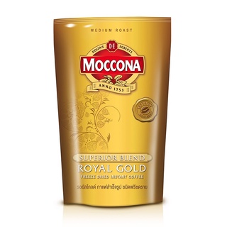 Moccona Superior Blend Royal Gold Freeze Dried Instant Coffee มอคโคน่า รอยัล โกลด์ กาแฟสำเร็จรูปฟรีซดราย 120 กรัม