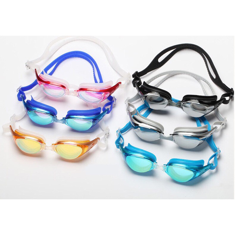 รูปภาพสินค้าแรกของ6100แว่นตาดำน้ำ แว่นตาดำน้ำ ป้องกัน UV 100% ป้องกันการรั่วซึม ป้องกันฝ้า Anti-FOG, Anti-shatter สำหรับผู้ใหญ่ ชายหญิง