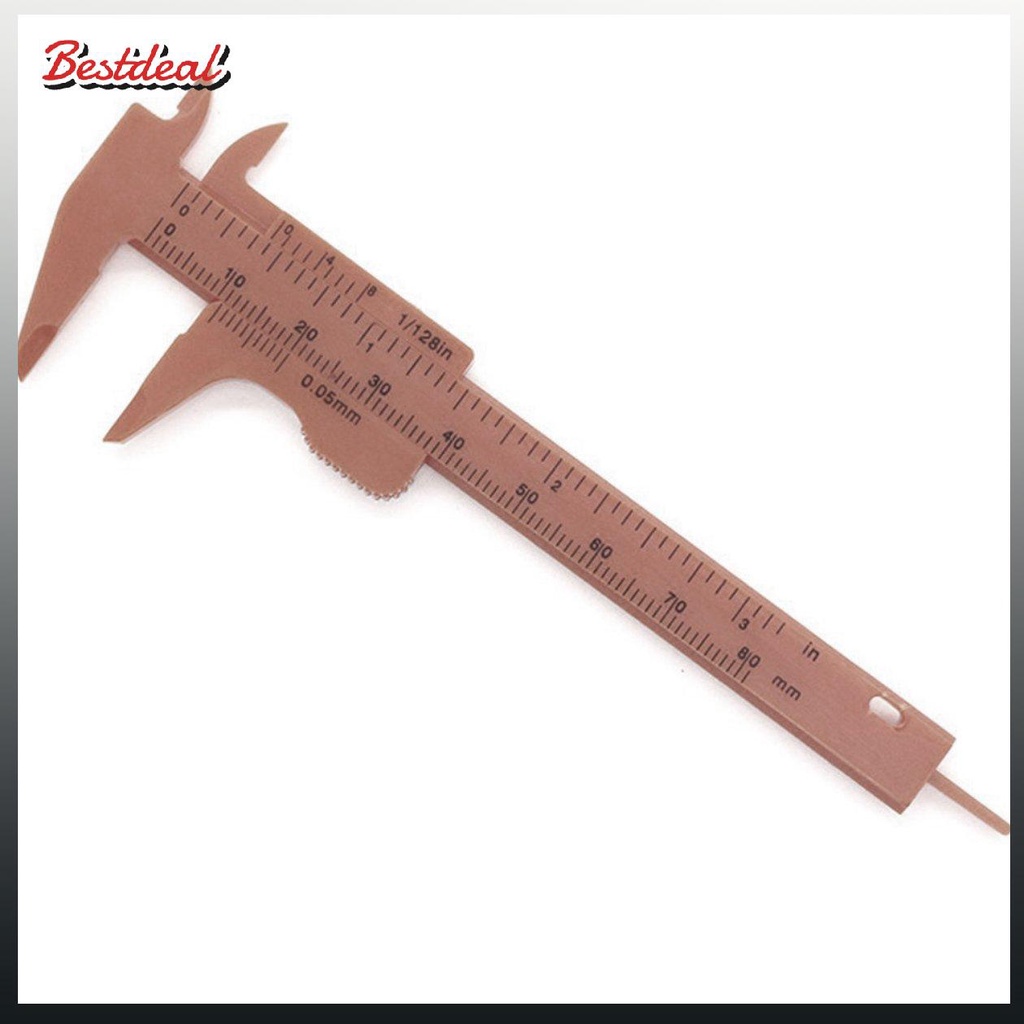 พร้อมส่ง-cod-double-scale-80mm-plastic-eyebrow-measuring-vernier-caliper-caliper-ruler