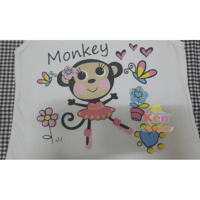 เสื้อกล้ามเด็ก-monkey-ballet-สีขาว