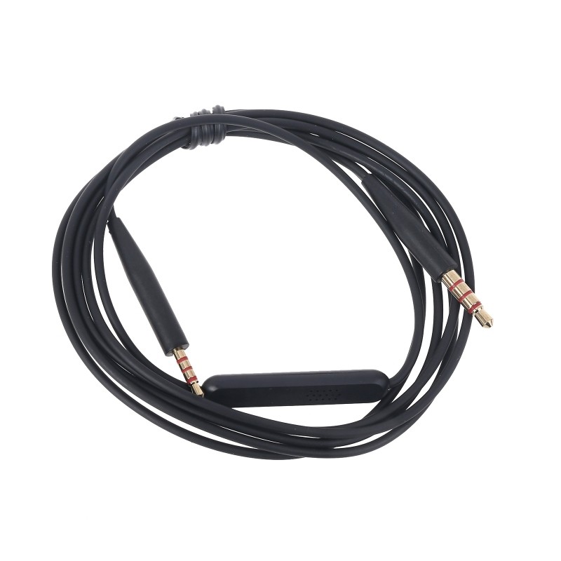 Câble De Remplacement Avec Contrôle à Distance Pour Casques Bose – Compatible SoundTrue, SoundLink, QC25, QC35, OE2 – Microphone Intégré, 1,2 M
