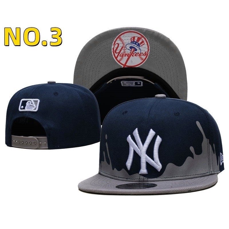 newera-mlb-หมวกเบสบอลแฟชั่น-ปรับขนาดได้-สีดํา-สไตล์ฮิปฮอป-h72b