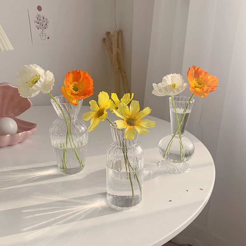 ภาพหน้าปกสินค้าแจกันแก้วใสตกแต่งห้องนั่งเล่นแจกันดอกไม้ไฮโดรโปนิกส์ จากร้าน lebabi.th บน Shopee