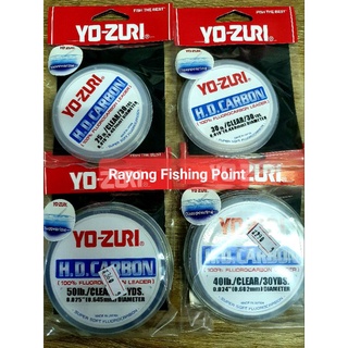 Yo-zuri H.D.Carbon 100% fluorocarbon leader 📌 กรอกโค้ด BRK7YS ส่วนลด 20% ลดสูงสุด 40.- ไม่มีขั้นต่ำ