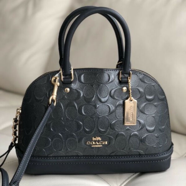 Coach Mini Sierra Satchel Debossed Patent Leather