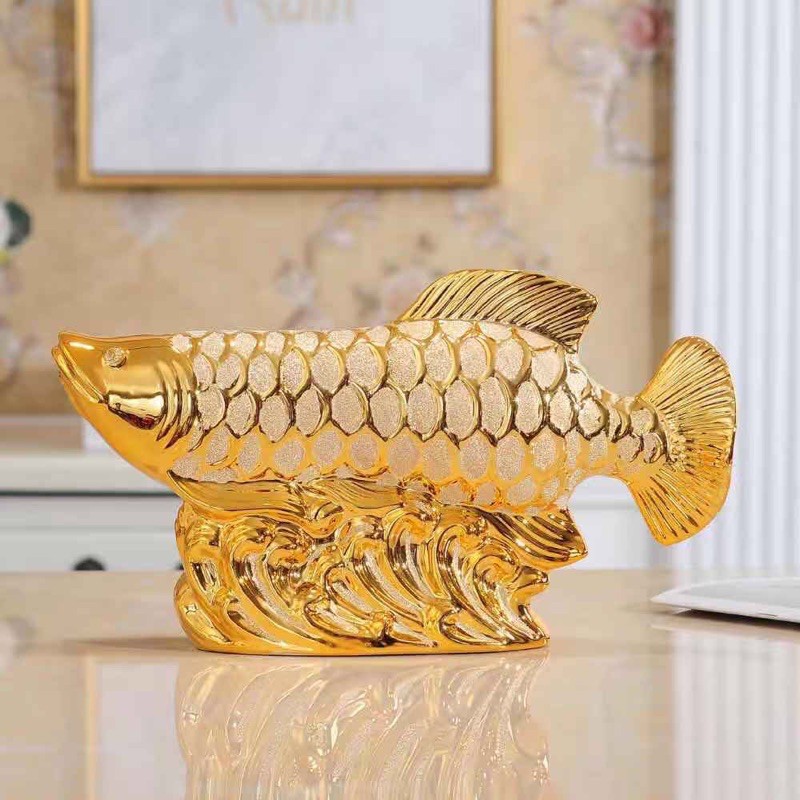 ปลามังกรสีทอง-สำหรับตกแต่ง