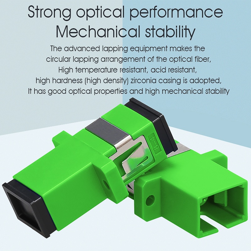 100pcs-lot-sc-apc-simplex-single-mode-fiber-optic-adapter-sc-optical-fiber-coupler-sc-apc-fiber-flange-sc-connector