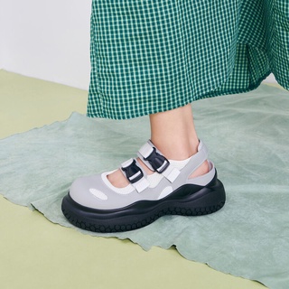 [4 สีสไตล์ญี่ปุ่น] รองเท้าแตะพื้นหนา, ผู้หญิงหัวเข็มขัดยางด้านล่างเข็มขัดระบายอากาศรองเท้าผู้หญิง (35-40 ขนาด)