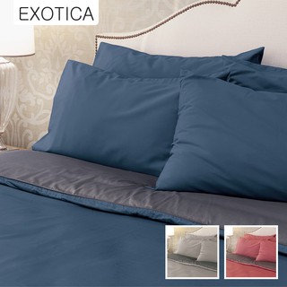 EXOTICA ชุดผ้าปูที่นอนรัดมุม + ปลอกหมอน ลาย Essence สำหรับเตียงขนาด 6 / 5 / 3.5 ฟุต