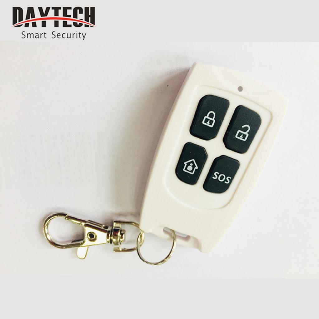 DAYTECH รีโมตคอนโทรล ทำงานให้กับ 433 Mhz GSM ระบบเตือนภัยในร้านของเรา (RC01)