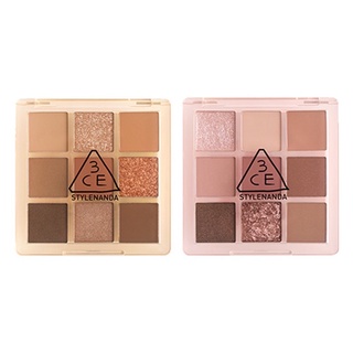 แท้/พร้อมส่ง 3CE Multi Eye Color Palette clear layer edition warm &amp; cool คอลใหม่ล่าสุด