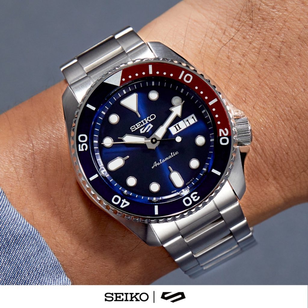 seiko-ไซโก-นาฬิกาผู้ชาย-new-seiko-5-sports-automatic-srpd53k-ระบบออโตเมติก-ขนาดตัวเรือน-42-5-มม