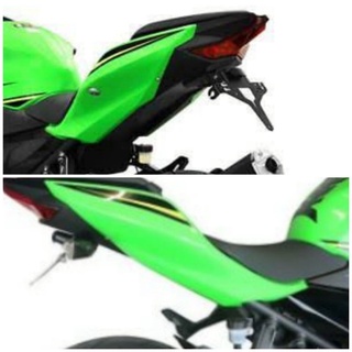 แฟริ่งท้ายNinja 400แท้ บังโคลนหน้าสีเขียวบังโคลนหน้าน็อตและลูกยางเบิกศูนย์สติ๊กเกอร์ติดถังน้ำมันKawasaki Ninja 400